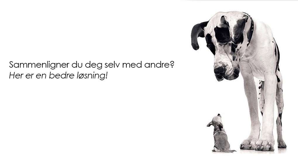 Slutt å sammenligne deg med andre på sosiale medier